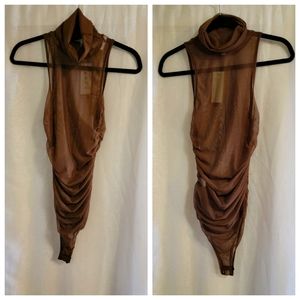 COPY - GAZE sheer mesh sleeveless bodysuit